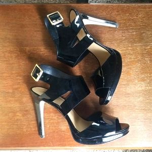 Michael Michael Kors Black Patent Leateher Heels